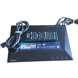 Sony BDP-S1100 Blu-ray Disc DVD Player 1080p Full HD Streaming Black with Remote